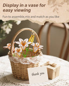 White Lily DIY Wooden Flower - KAAYEE Puzzle