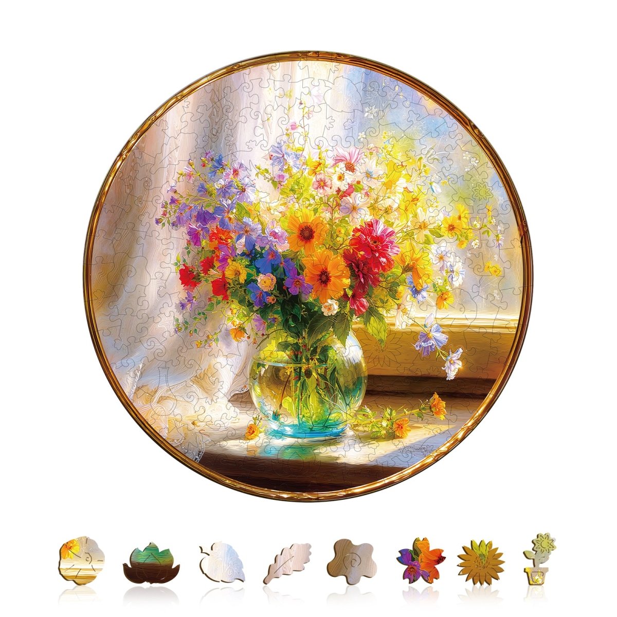 Window Garden Wooden Jigsaw Puzzle - KAAYEE Puzzle