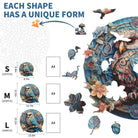 Wise Owl 2 Wooden Jigsaw Puzzle - KAAYEE Puzzle