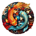 Yin Yang Fish Wooden Jigsaw Puzzle - KAAYEE Puzzle