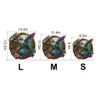 Yin Yang Hummingbird 2 Wooden Jigsaw Puzzle - KAAYEE Puzzle