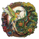 Yin Yang Hummingbird Wooden Jigsaw Puzzle - KAAYEE Puzzle