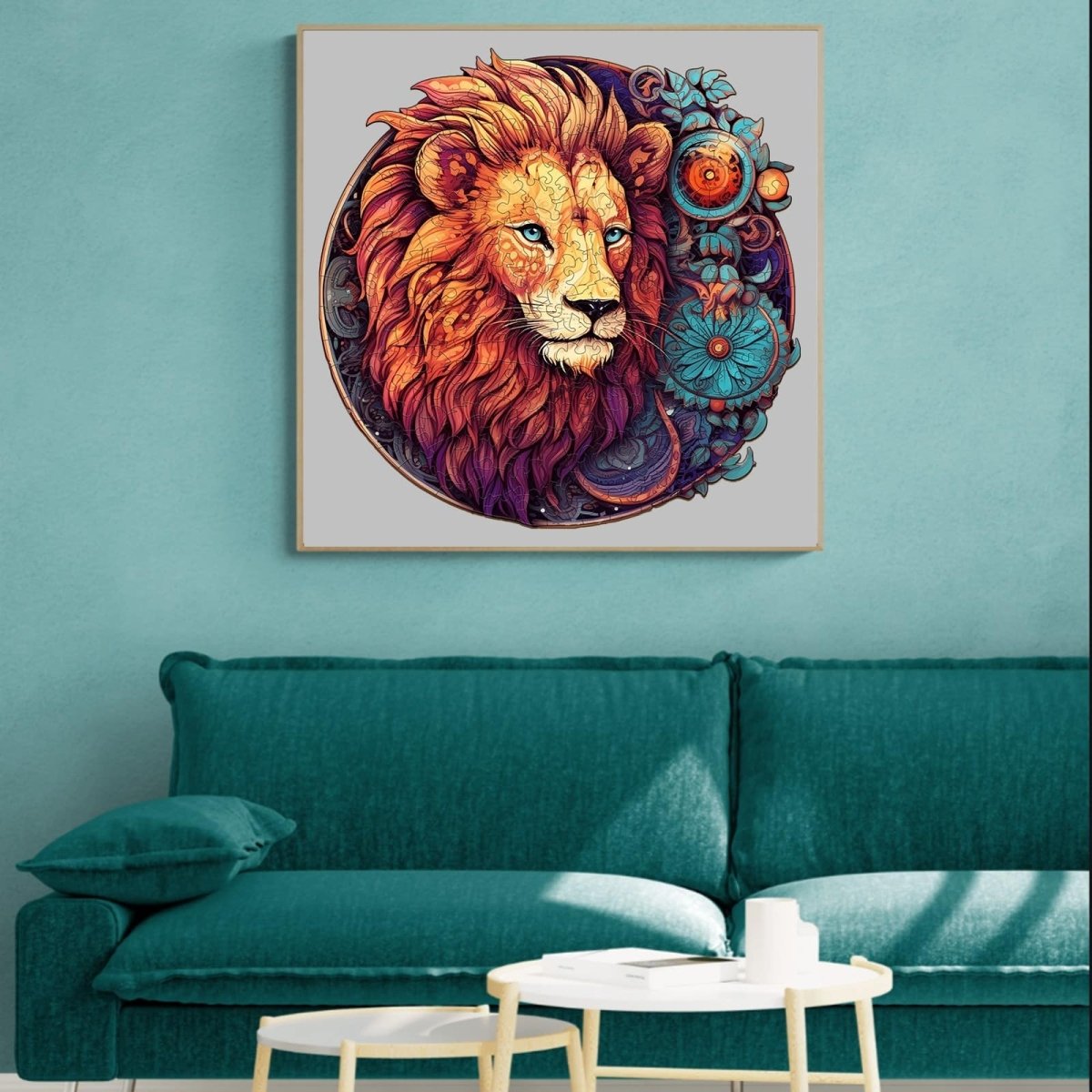 Yin Yang Lion 1 Wooden Jigsaw Puzzle - KAAYEE Puzzle