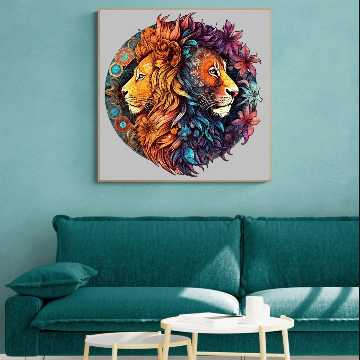 Yin Yang Lion 2 Wooden Jigsaw Puzzle - KAAYEE Puzzle