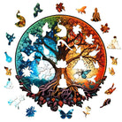 YIN YANG TREE OF LIFE 7 Wooden Jigsaw Puzzle - KAAYEE Puzzle