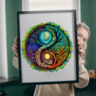 Yin Yang Tree of Life Wooden Jigsaw Puzzle - KAAYEE Puzzle