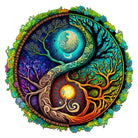 Yin Yang Tree of Life Wooden Jigsaw Puzzle - KAAYEE Puzzle
