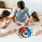 YinYang Dragon and Phoenix Wooden Jigsaw Puzzle - KAAYEE Puzzle