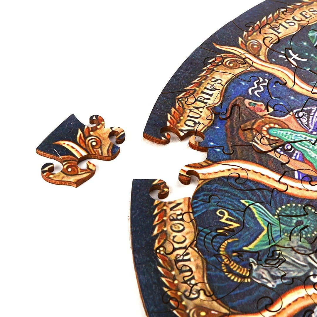 ZODIAC HOROSCOPE Wooden Jigsaw Puzzle - KAAYEE Puzzle
