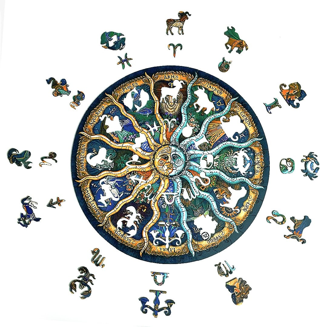 ZODIAC HOROSCOPE Wooden Jigsaw Puzzle - KAAYEE Puzzle