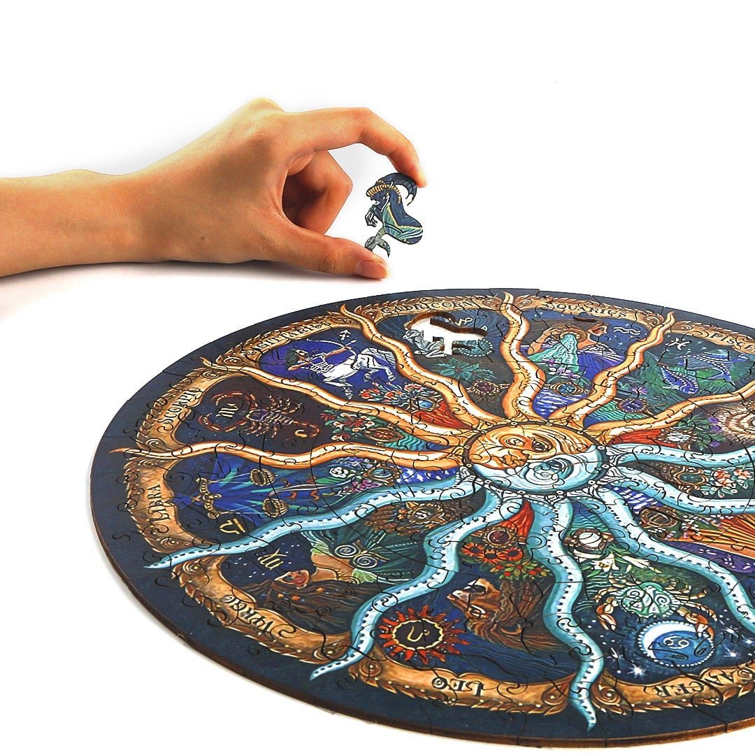 ZODIAC HOROSCOPE Wooden Jigsaw Puzzle - KAAYEE Puzzle