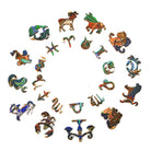 ZODIAC HOROSCOPE Wooden Jigsaw Puzzle - KAAYEE Puzzle