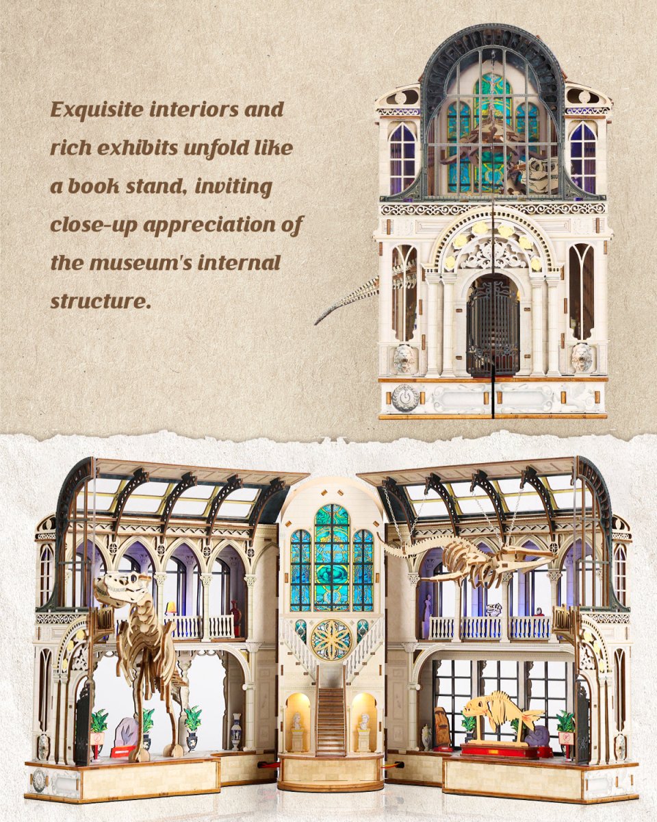 Zoological Museum Book Nook Kit - KAAYEE Puzzle