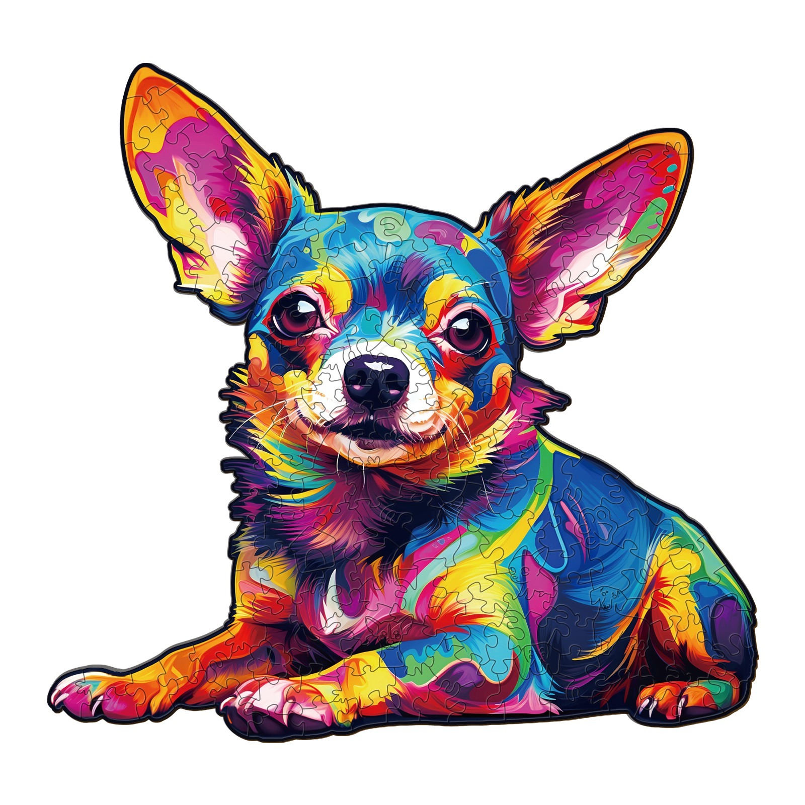 Wooden Jigsaw Puzzle-Charming Chihuahua - KAAYEE
